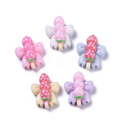Opaque Cute Resin Decoden Cabochons RESI-B024-01A-1
