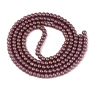 Baking Paint Glass Pearl Beads Strands LS-DGLA-ZX001-05B-18-1