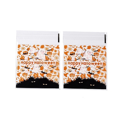 Halloween Theme Plastic Bakeware Bag OPP-Q004-01C-1