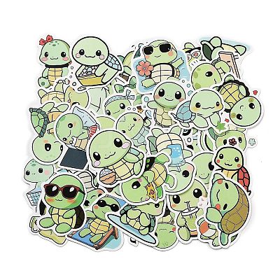 50Pcs Paper Stickers DIY-M055-09-1