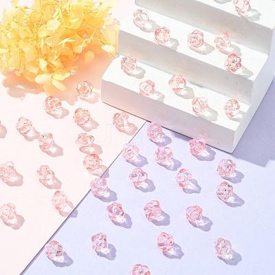 Transparent Acrylic Beads TACR-S154-20A-52-1
