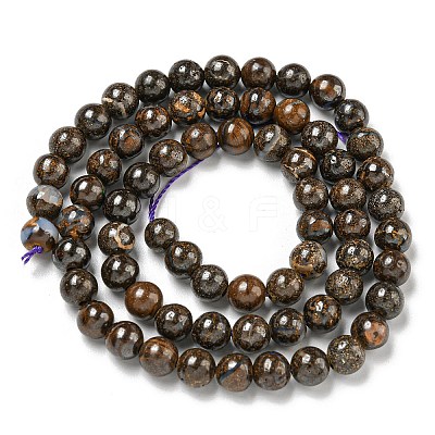 Natural Boulder Opal Beads Strands G-P544-A01-01-1