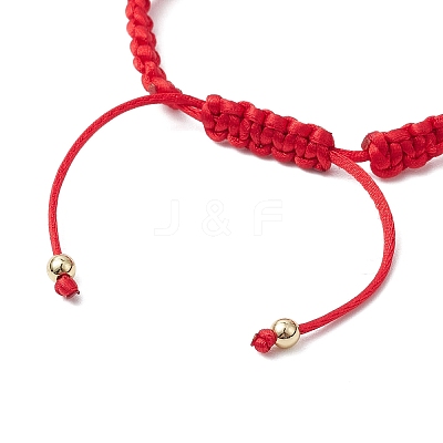 Nylon Cord Braided Bracelets for Women BJEW-JB11288-02-1