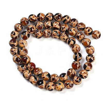 Sythetic Amber Beads Strands G-M199-02H-1