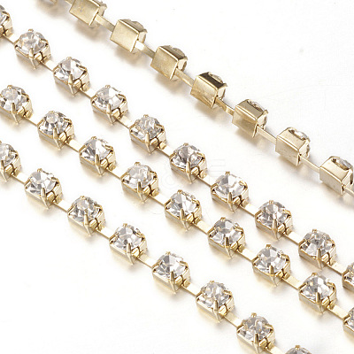 Iron Rhinestone Strass Chains CHC-T002-SS8-01C-1-1