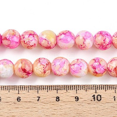 Baking Paint Glass Beads X1-DGLA-N003-10mm-A01-1