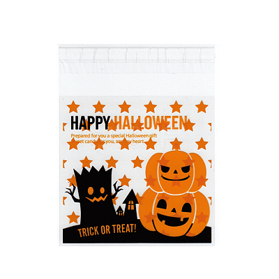 Rectangle OPP Cellophane Bags for Halloween OPC-I005-09D-1
