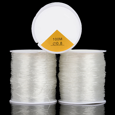 3 Rolls Round Elastic Crystal Thread EW-PA0001-03-1