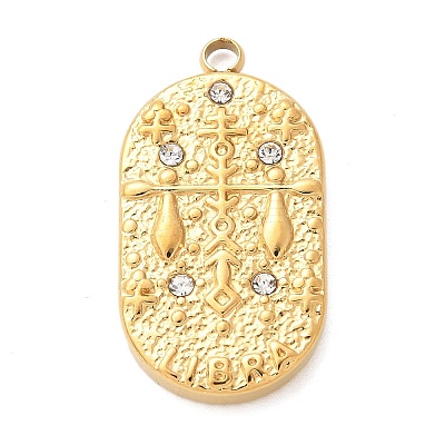 304 Stainless Steel Pendants LS-STAS-F349-03G-10-1