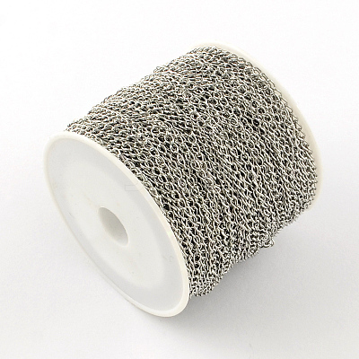 Tarnish Resistant 304 Stainless Steel Curb Chains CHS-R008-23-1