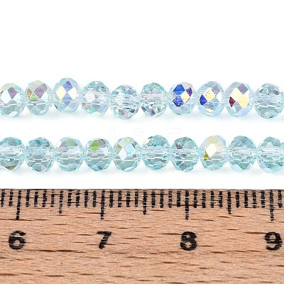 Transparent Glass Beads Strands EGLA-N016-4mm-01-1