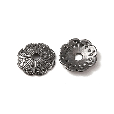 Tibetan Style Alloy Bead Caps K095C051-1