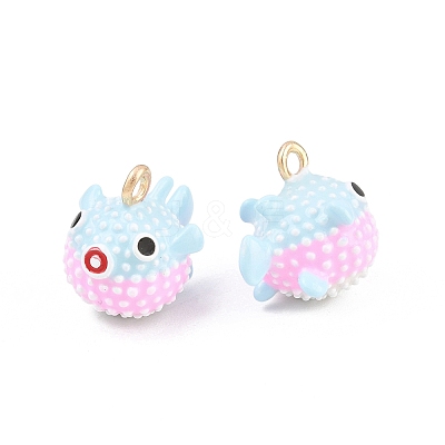 Alloy Enamel Pendants AL-CBA8C77-03G-02-1