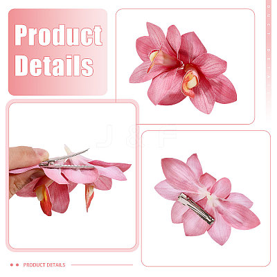 PVC Alligator Hair Clips PHAR-WH0011-18-1