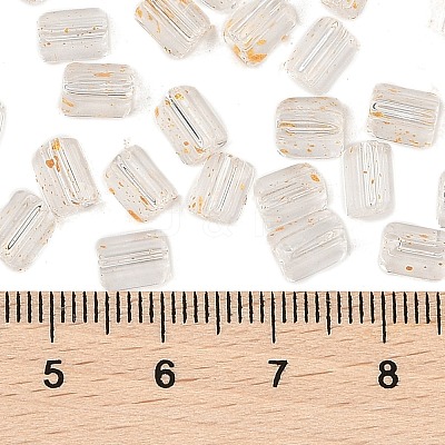 Transparent Spray Painted Glass Seed Beads SEED-L011-10A-05-1