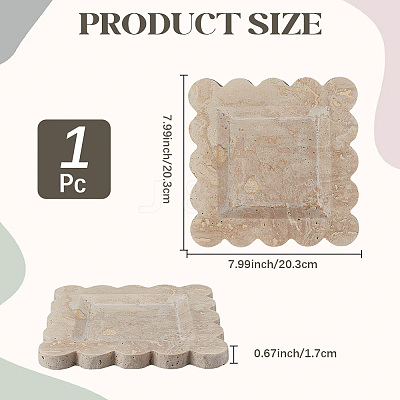 Marble Jewelry Plates AJEW-WH20020-239A-1