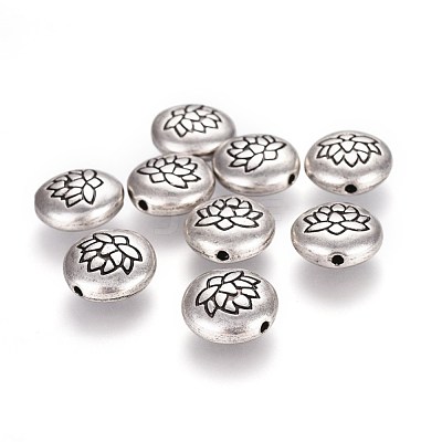 Tibetan Style Alloy Beads TIBEB-Q067-08TAS-NR-1