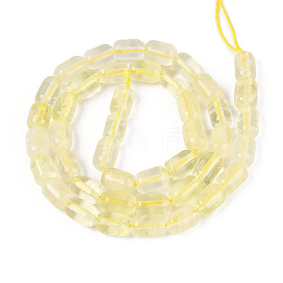 Natural Lemon Quartz(Heated) Beads Strands G-G980-52A-1