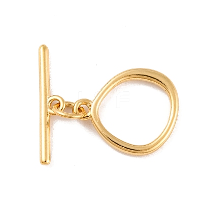 Brass Toggle Clasps KK-U024-01G-1
