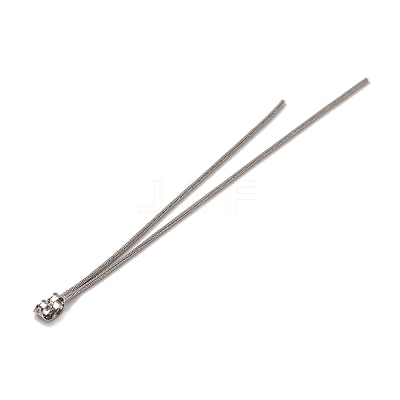 Brass Snake Chain Ear Nuts KK-G510-14P-1