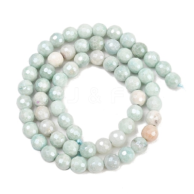 Natural Amazonite Beads Strands G-O164-02-6mm-1