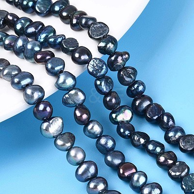 Natural Cultured Freshwater Pearl Beads Strands PEAR-P002-54A-1