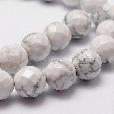 Natural Howlite Beads Strands G-D840-44-8mm-1