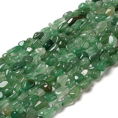 Natural Green Aventurine Beads Strands G-I351-B06-1