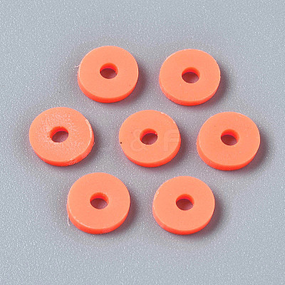 Handmade Polymer Clay Beads CLAY-R067-6.0mm-B12-1