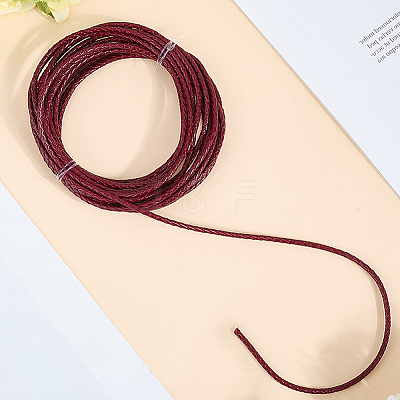 5 Yards Braided Leather Cord WL-CL0001-02C-1