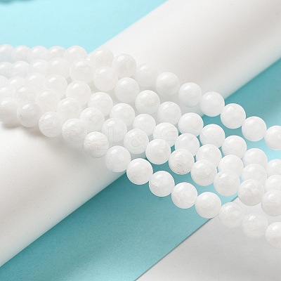 Natural Malaysia Jade Bead Strands G-M101-6mm-10-1