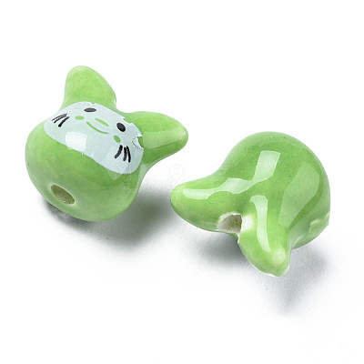 Handmade Porcelain Beads PORC-T007-04N-1