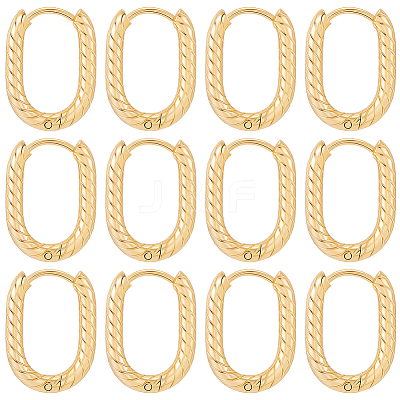 16Pcs 304 Stainless Steel Hoop Earrings EJEW-SC0002-30-1