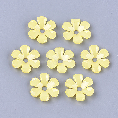Opaque AS Plastic Bead Caps MACR-S365-06H-1