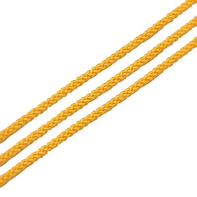 Eco-Friendly Dyed Round Nylon Cotton Braided Cords Threads OCOR-L001-821-308-1