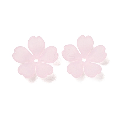 Frosted Acrylic Bead Caps AC-CBA1E6C-08-1