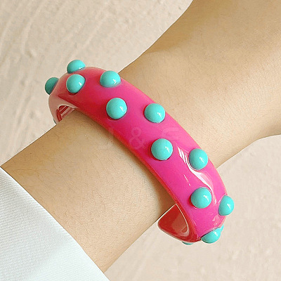 Fashional Plastic Cuff Bangles for Women FS-WG33943-02-1