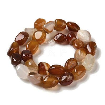 Natural Red Agate Beads Strands G-NH0017-B03-04-1