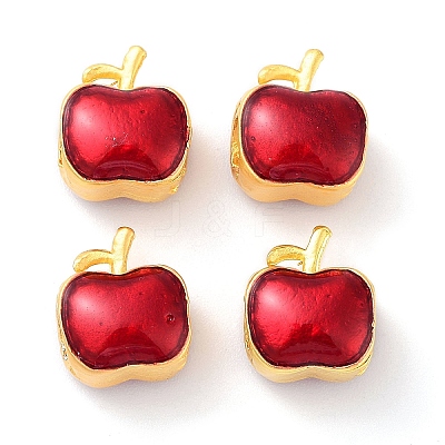Alloy Enamel Beads ENAM-B001-06B-1