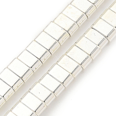 Electroplated Synthetic Non-Magnetic Hematite Beads Strands G-I360-B01-04-1
