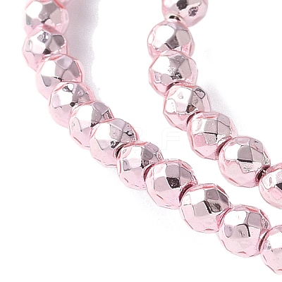 Baking Paint Synthetic Non-Magnetic Hematite Beads Strands G-H020-K01-09-1