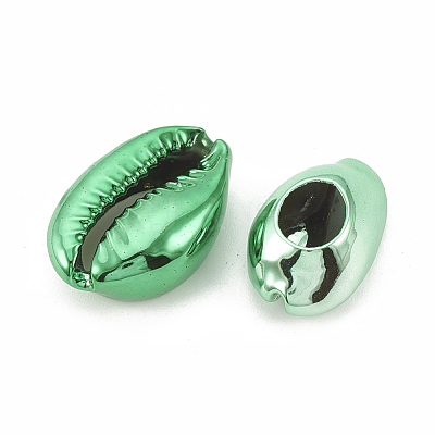Electroplated Sea Shell Beads SSHEL-S258-06-1
