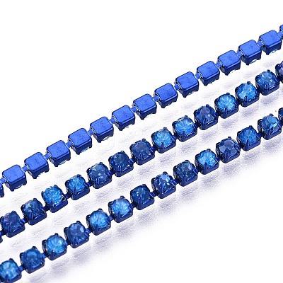 Iron Rhinestone Cup Chains CH-T006-05B-24-1