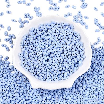 Opaque Acrylic Beads MACR-T048-02S-1