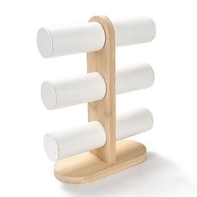 3-Tier Wood Bracelet Organizer Display Racks ODIS-B001-03-1