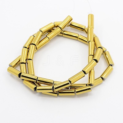 Grade A Electroplate Non-magnetic Synthetic Hematite Beads Strands G-N0014-27B-1