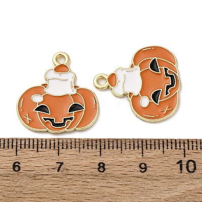 Halloween Alloy Enamel Pendants LS-STAS-I354-01G-B01-1