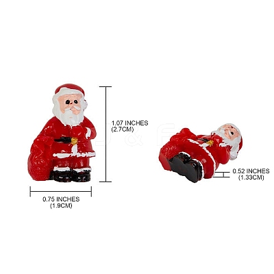 Christmas Theme Plastic Home Display Decorations AJEW-SZ0001-14-1
