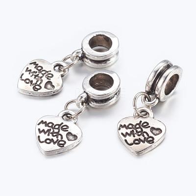 Men Valentines Day Gift Ideas Alloy European Dangle Charms PALLOY-JF00001-15-1
