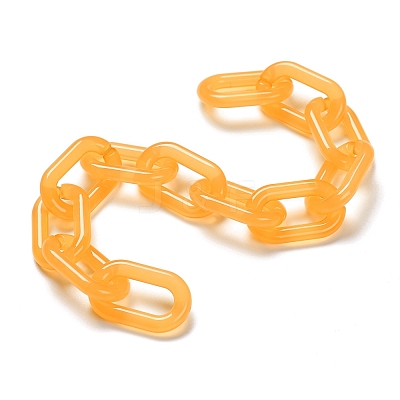 Handmade Imitation Jelly Acrylic Cable Chains AJEW-JB00703-1